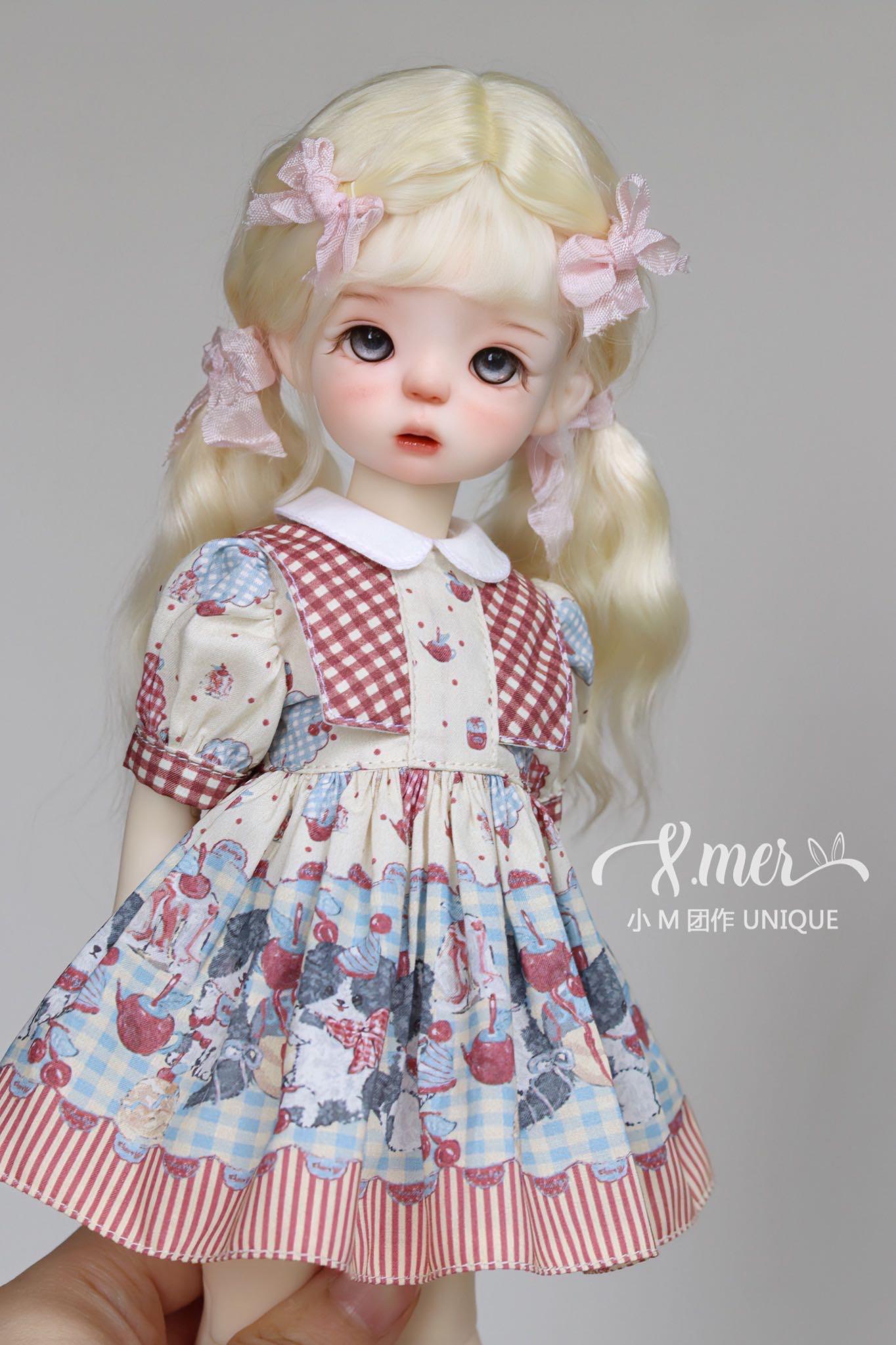 小Mer BJD 1/6 BJD DOLL Patterns Lily-no seam allowance included