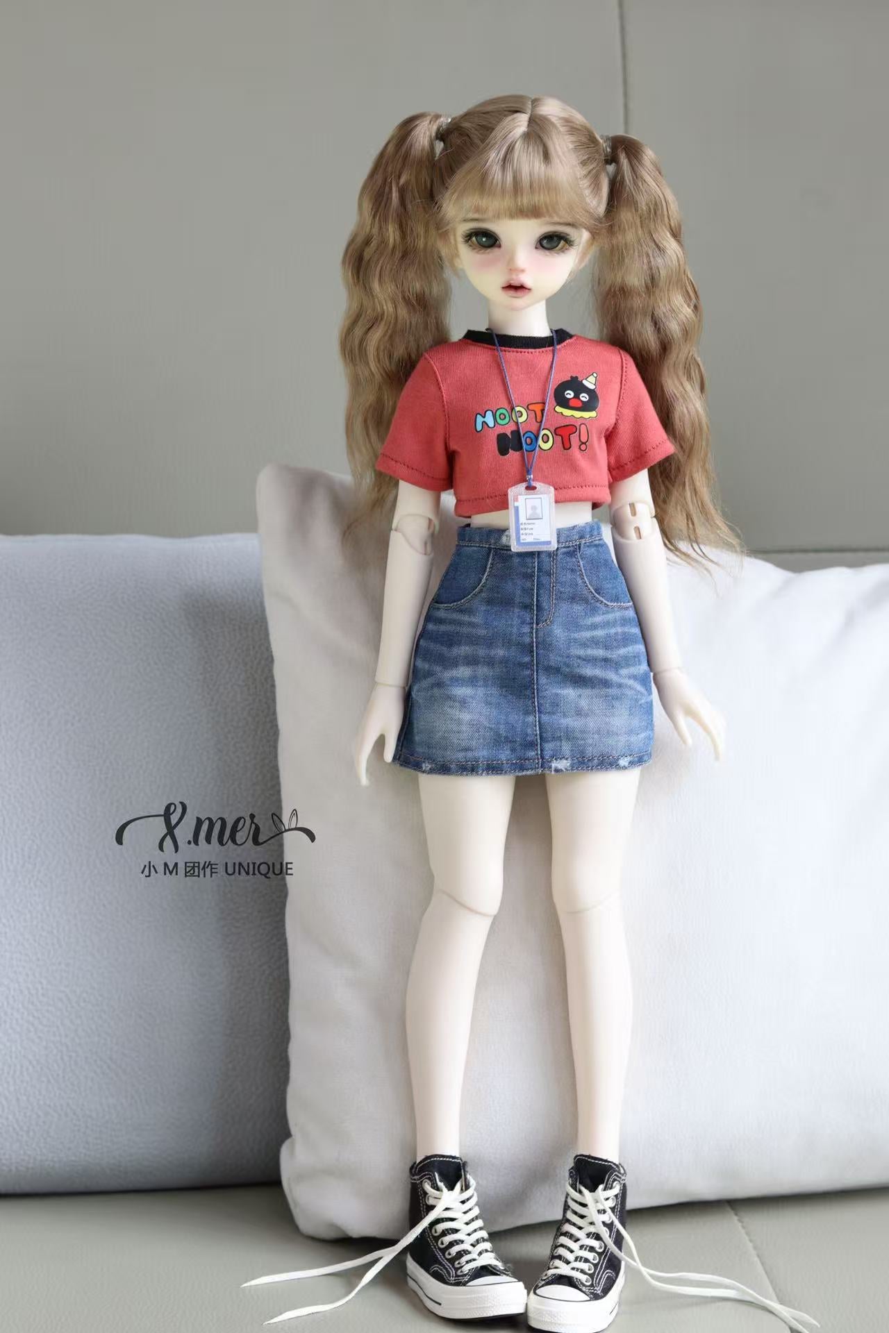 Patrón de vestido para muñeca BJD Kumako 小Mer 1/4 - Love Letter (sin margen de costura incluido)
