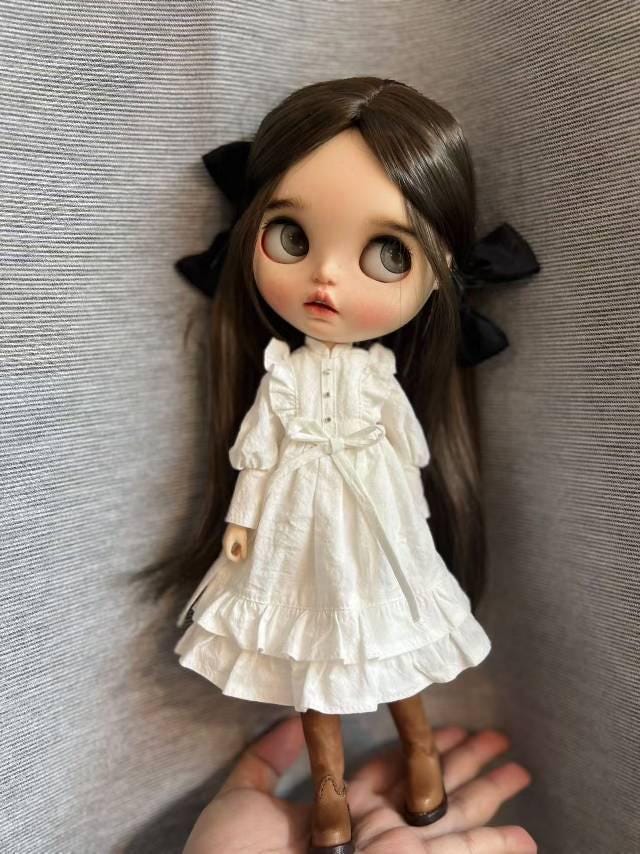 阿彩 1/4 KUMAKO BJD ドール用ドレスパターン - Victoria Vintage Dressinclue 5mm 縫い代