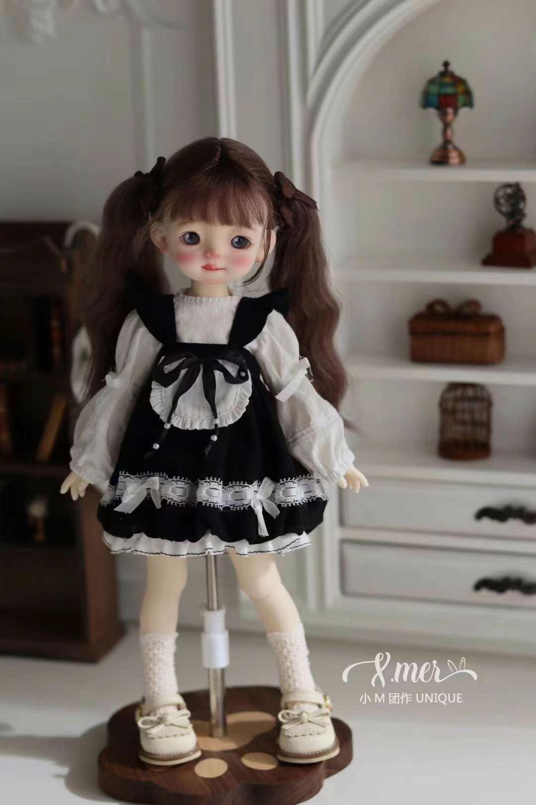 小Mer Blythe Doll Dress Pattern - Soft-no seam allowance included
