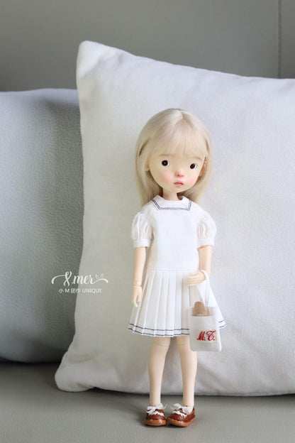 Patrones de ropa y vestidos para muñecas BJD 1/6 de 小Mer - Galletas - Sin margen de costura incluido
