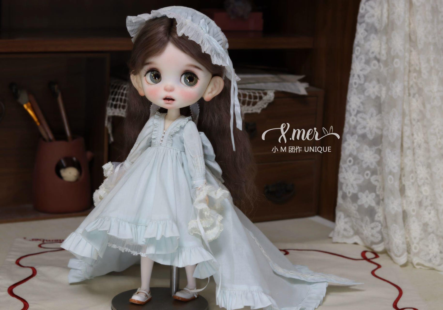 小Mer BJD 1/6 BJD DOLL Clothes Patterns Sleepy Rain ( Note: 2long tutorial! not for beginner)-no seam allowance included