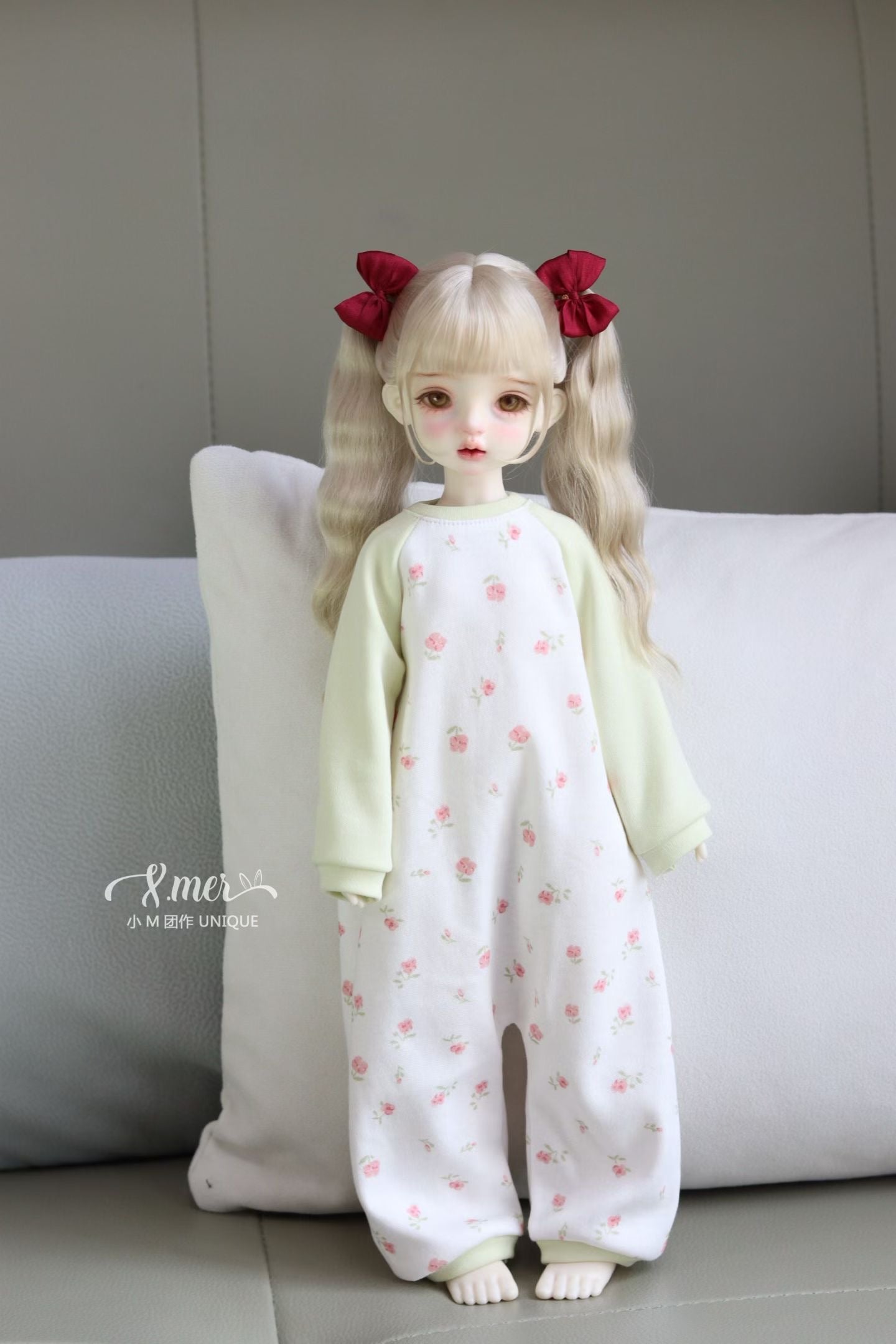 小Mer BJD 1/6 BJD DOLL 服 ドレス パターン - クッキー - 縫い代は含まれていません