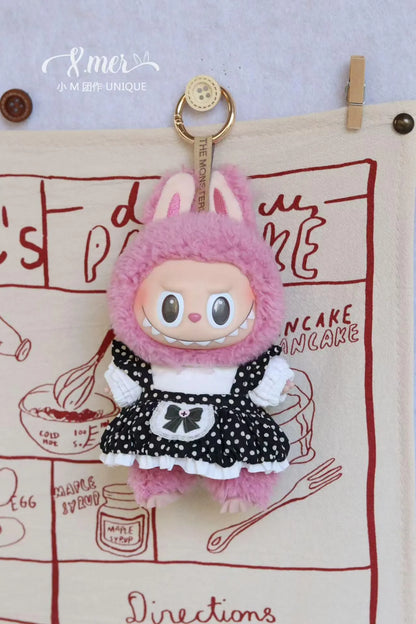 LABUBU Soft Outfit Pattern – PDF + Video | Fits 15.5–17cm (Macaron Style)