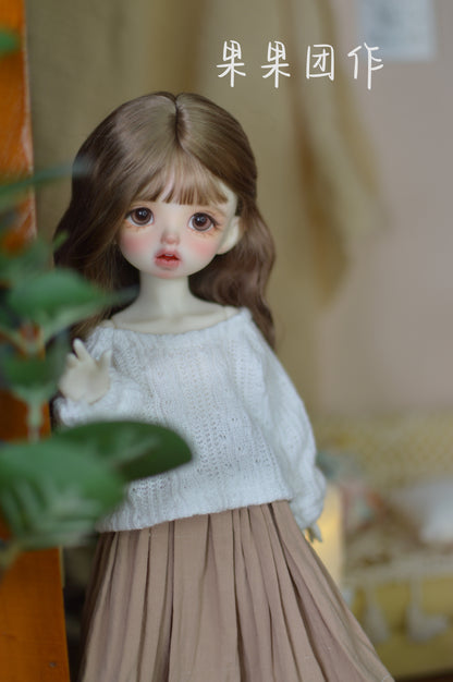 Patrón de vestido para muñeca BJD escala 1/6 - 25NO.5 con bolsa trasera - sin margen de costura