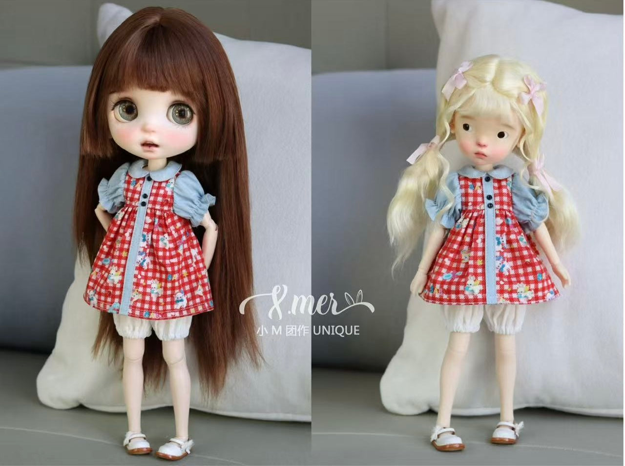 小マーブライス OB 24 ドールパターン - 月の下 - 縫い代は含まれていません